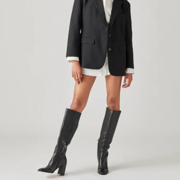 Dolce Vita Flynn Boots Onyx Leather - Picture 1 of 3